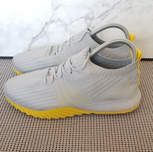 Danskin Positive Vegan Low Women Gray Yellow Running Athletic Sneakers Size 8.5 - Picture 5 of 9